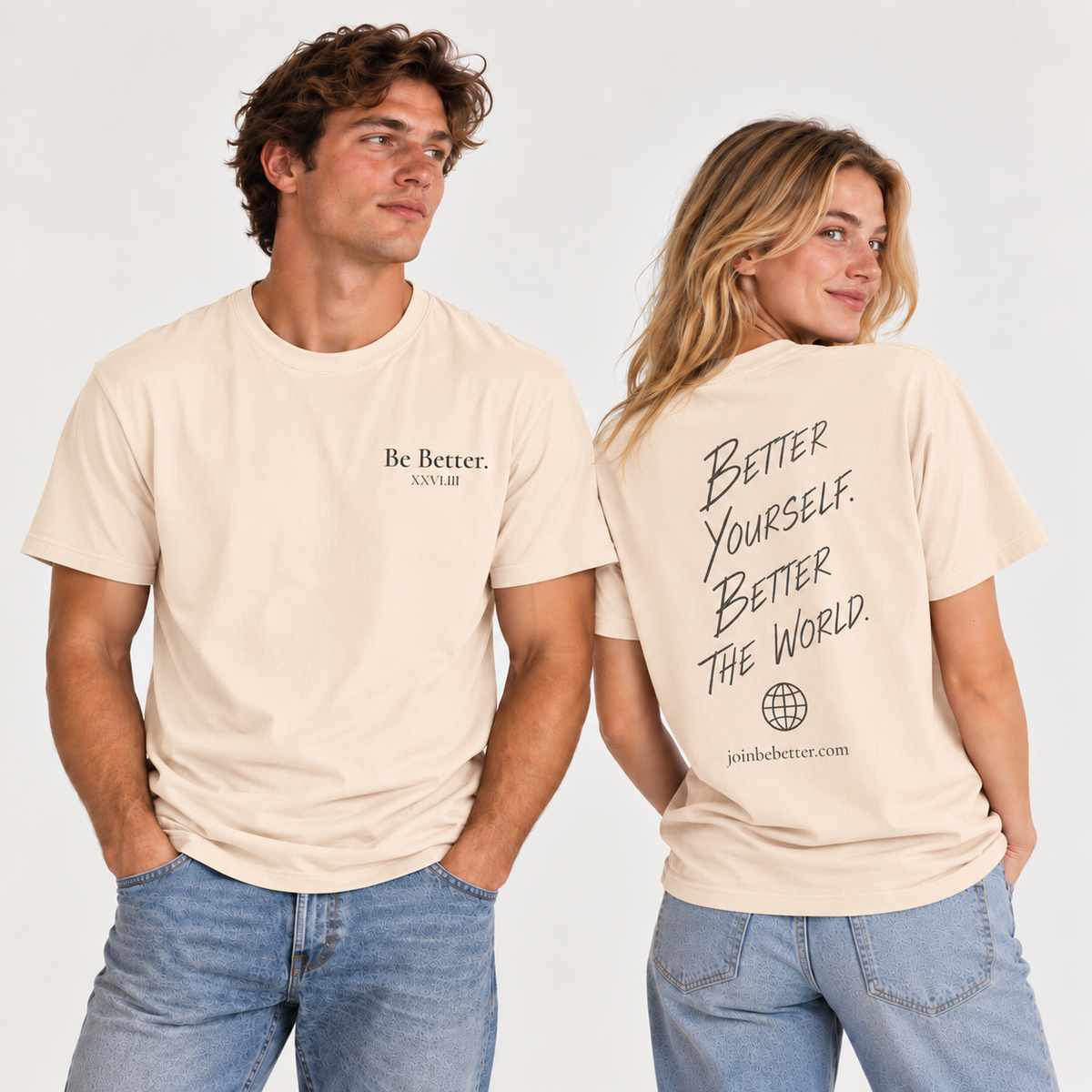 Soft Cream | Be Better T-Shirt — view 1 of 5