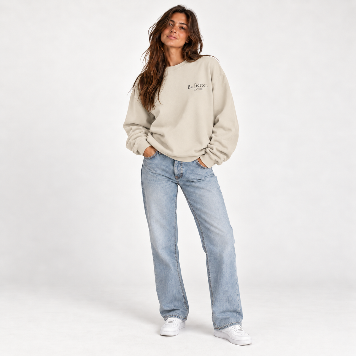 Sand | Be Better Sweatshirt — view 1 of 5