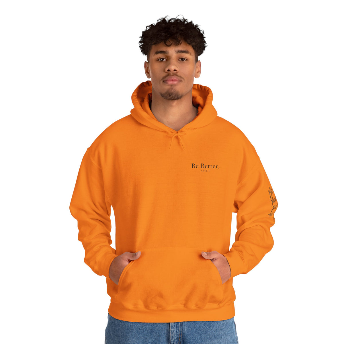 Safety Orange | Be Better Hoodie — view 3 of 6